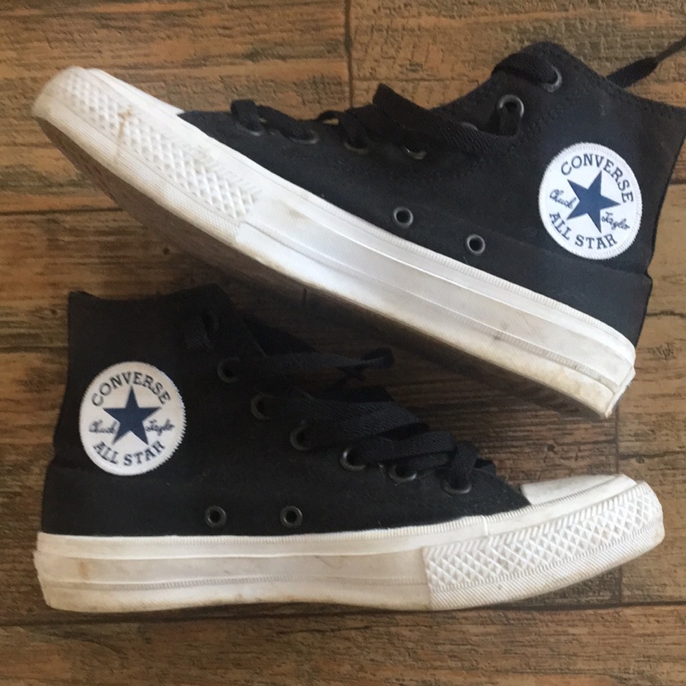 Converse all star high tops with lunarlon Chuck Taylor